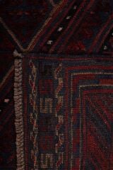 Afgan Berceste Kilim Kırmızı Otantik El Dokuma Halı