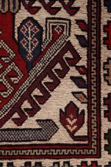 Afgan Berceste Kilim Kırmızı Otantik El Dokuma Halı