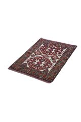 Afgan Berceste Kilim Kırmızı Otantik El Dokuma Halı