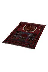 Afgan Berceste Kilim Kırmızı Otantik El Dokuma Halı