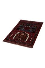 Afgan Berceste Kilim Kırmızı Otantik El Dokuma Halı