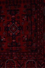 Afgan Bilcik Kırmızı Klasik El Dokuma Halı