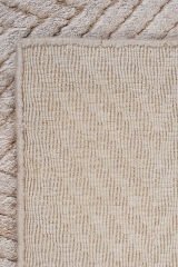 Nepal 3645 El Dokuma Kalın Bambu Halı Bej - 80x300