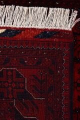 Afgan Bilcik Kırmızı Otantik El Dokuma Halı