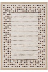Nepal 3587 El Dokuma Kalın Yün Kilim Bej - 140x200