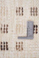 Nepal 3587 El Dokuma Kalın Yün Kilim Bej - 140x200