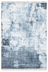 Erase KC 304 El Dokuma Bambu Halı Mavi - 130x190