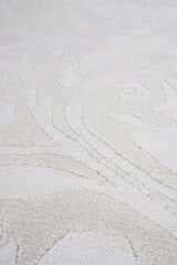 Nepal 3627 El Dokuma Kalın Bambu Halı Bej - 94x149