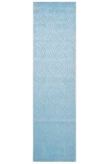 Nepal 3669 El Dokuma Kalın Bambu Halı TURKUAZ - 80x300