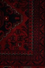 Afgan Khamyab Kırmızı Otantik El Dokuma Halı