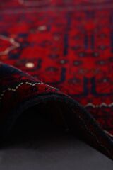 Afgan Khamyab Kırmızı Otantik El Dokuma Halı
