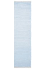 Nepal 3671 El Dokuma Kalın Bambu Halı TURKUAZ - 80x300