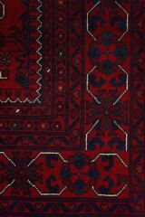 Afgan Khamyab Kırmızı Otantik El Dokuma Halı