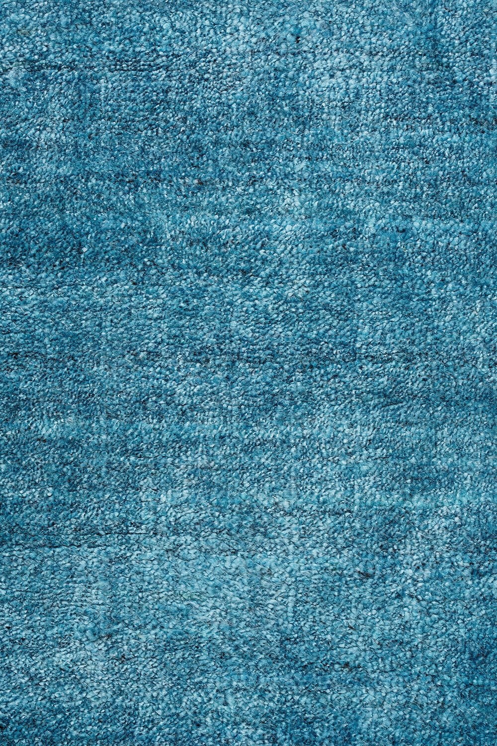 Nepal 3659 El Dokuma Kalın Bambu Halı TURKUAZ - 80x300
