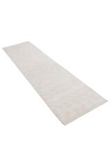 Nepal 3663 El Dokuma Kalın Bambu Halı Krem - 80x300