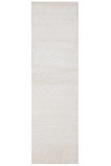Nepal 3663 El Dokuma Kalın Bambu Halı Krem - 80x300