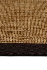 Sisal 4590 Kahverengi Bordürlü Doğal Jüt Halı
