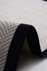 Sisal 4605 Krem Bordürlü Jüt Halı
