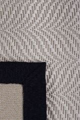 Sisal 4605 Krem Bordürlü Jüt Halı