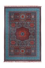 Mira Memlük V15 Turkuaz Klasik Kilim