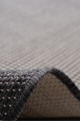 Sisal 9213 Gri Özel Ölçüye Uygun Bordürlü Jüt Halı