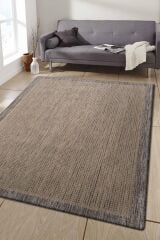 Sisal 9509 Vizon Özel Ölçüye Uygun Bordürlü Jüt Halı