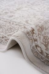 Soft 1122 Klasik Saray Deseni Krem Halı