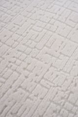 Soft 1123 Krem Çizgisel Dokulu Modern Halı