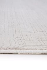 Soft 1123 Krem Çizgisel Dokulu Modern Halı