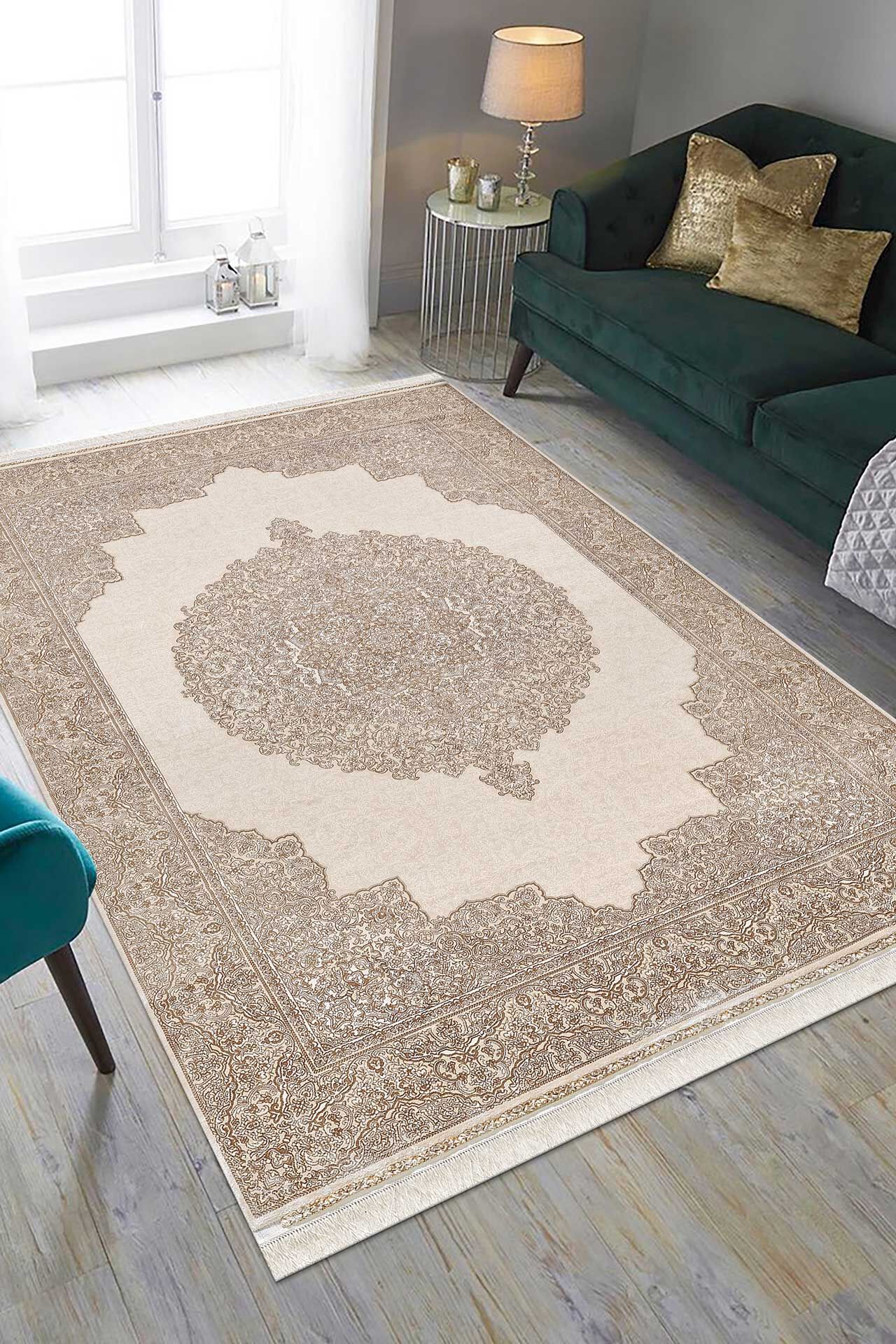 Pierre Cardin Persia YZ05A Salon Halısı Bej - 240x340