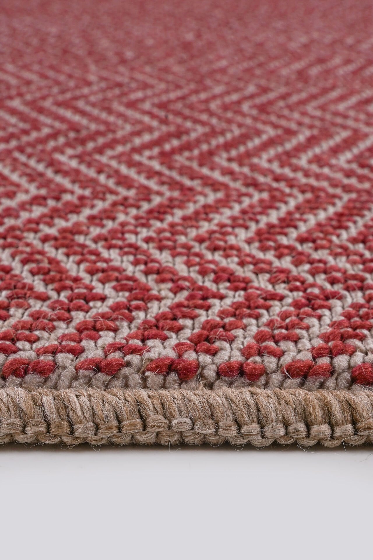 Antik 1802 Örgü Dokulu Doğal Jüt Halı