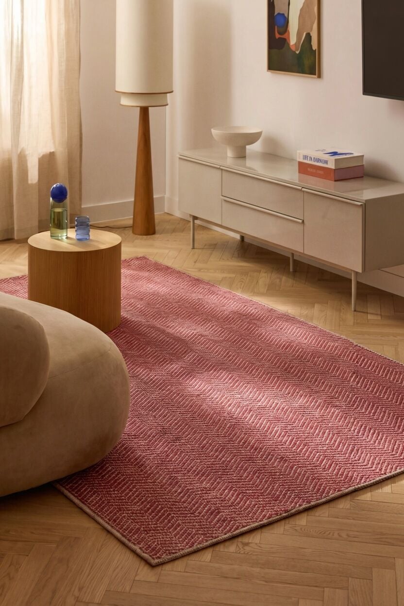 Antik 1802 Örgü Dokulu Doğal Jüt Halı