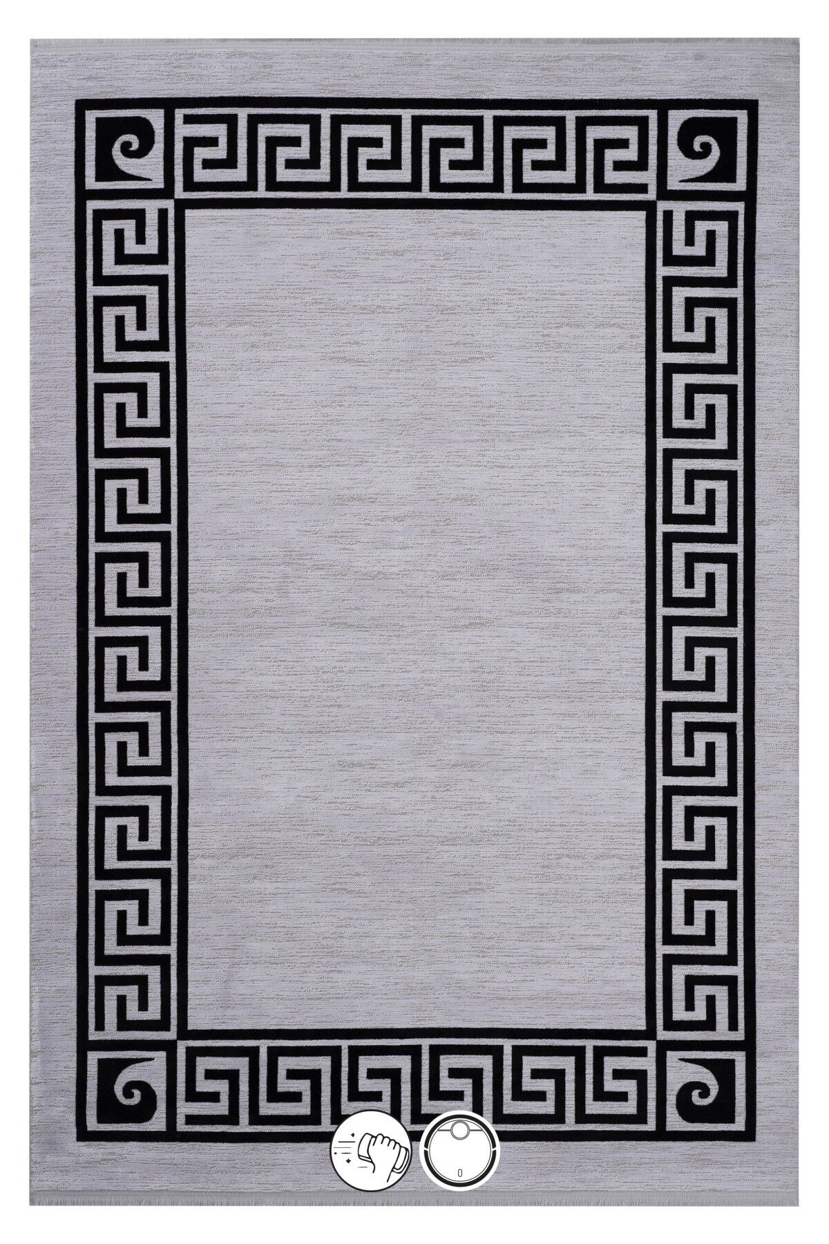 Monet MT26B Gri Modern Salon Halısı Akrilik Makine Halısı
