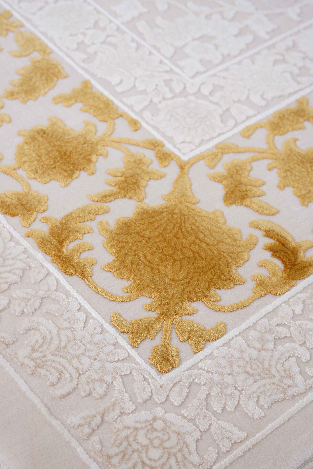 Elexus Semerkant 0101 Bambu Salon Halısı Krem - 200x290