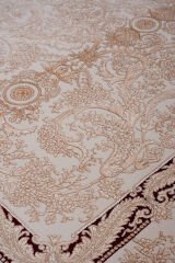 Elexus Semerkant 1772 Bambu Salon Halısı KOYU BORDO - 200x300