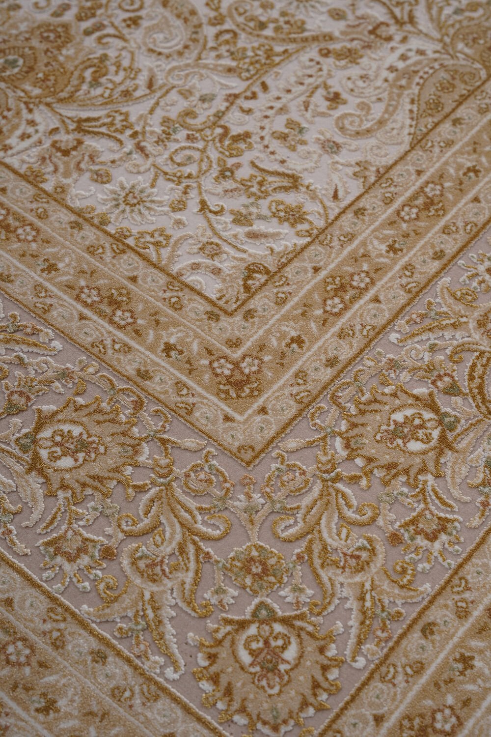 Elexus Semerkant Bambu Salon Halısı KREM / GOLD - 160x230