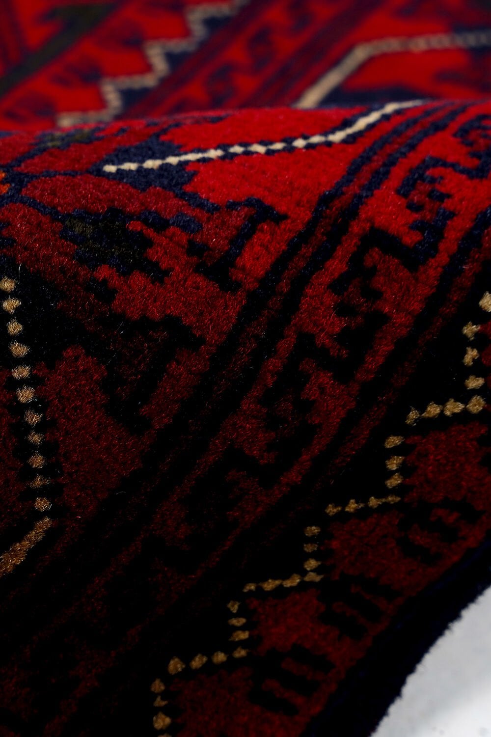 Afgan Khamyab El Dokuma Yün Halı