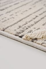 Step 2204 Gri Soyut Geçişli Modern Kesme Halı