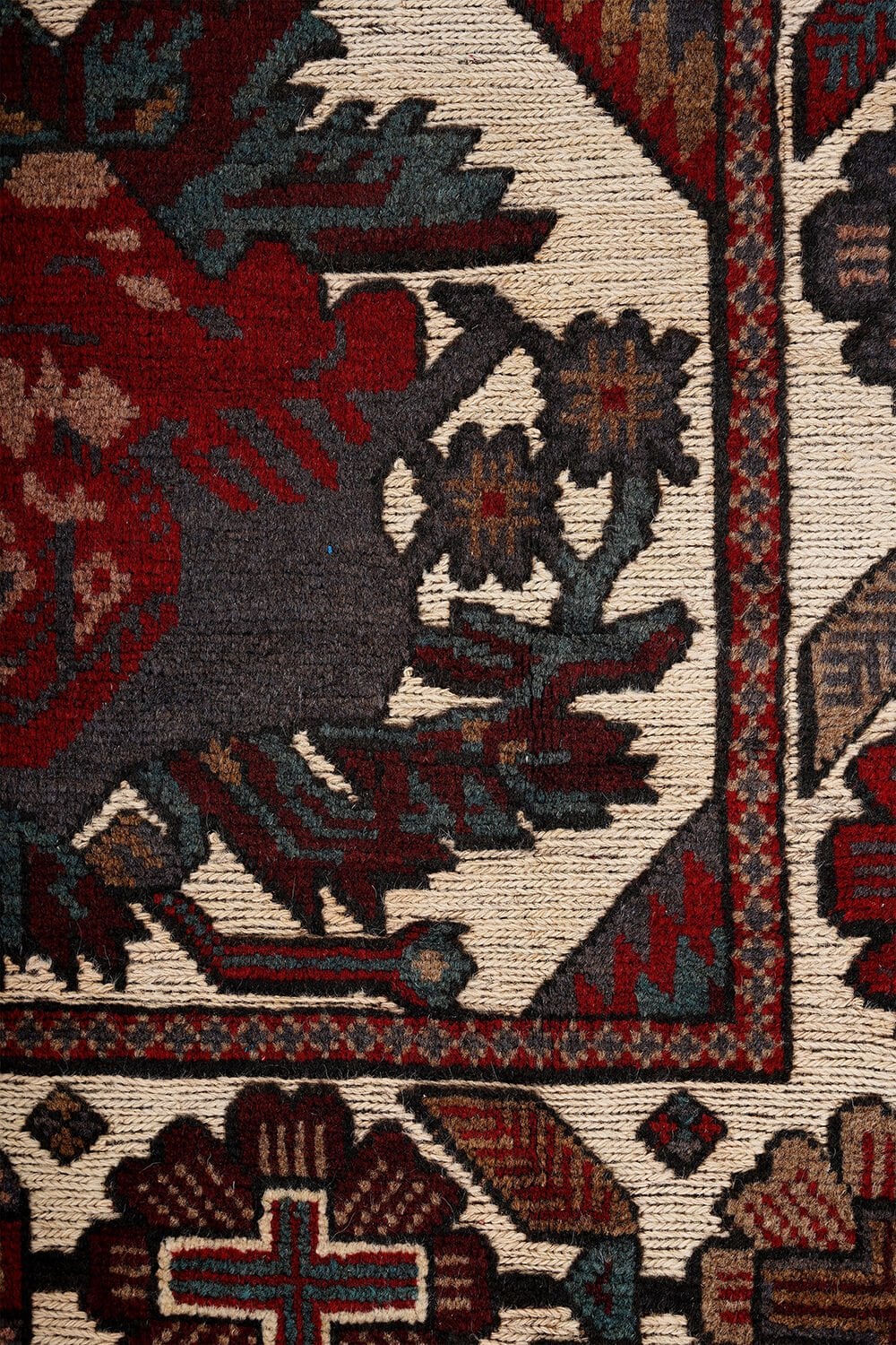 Afgan Berceste El Dokuma Yün Halı