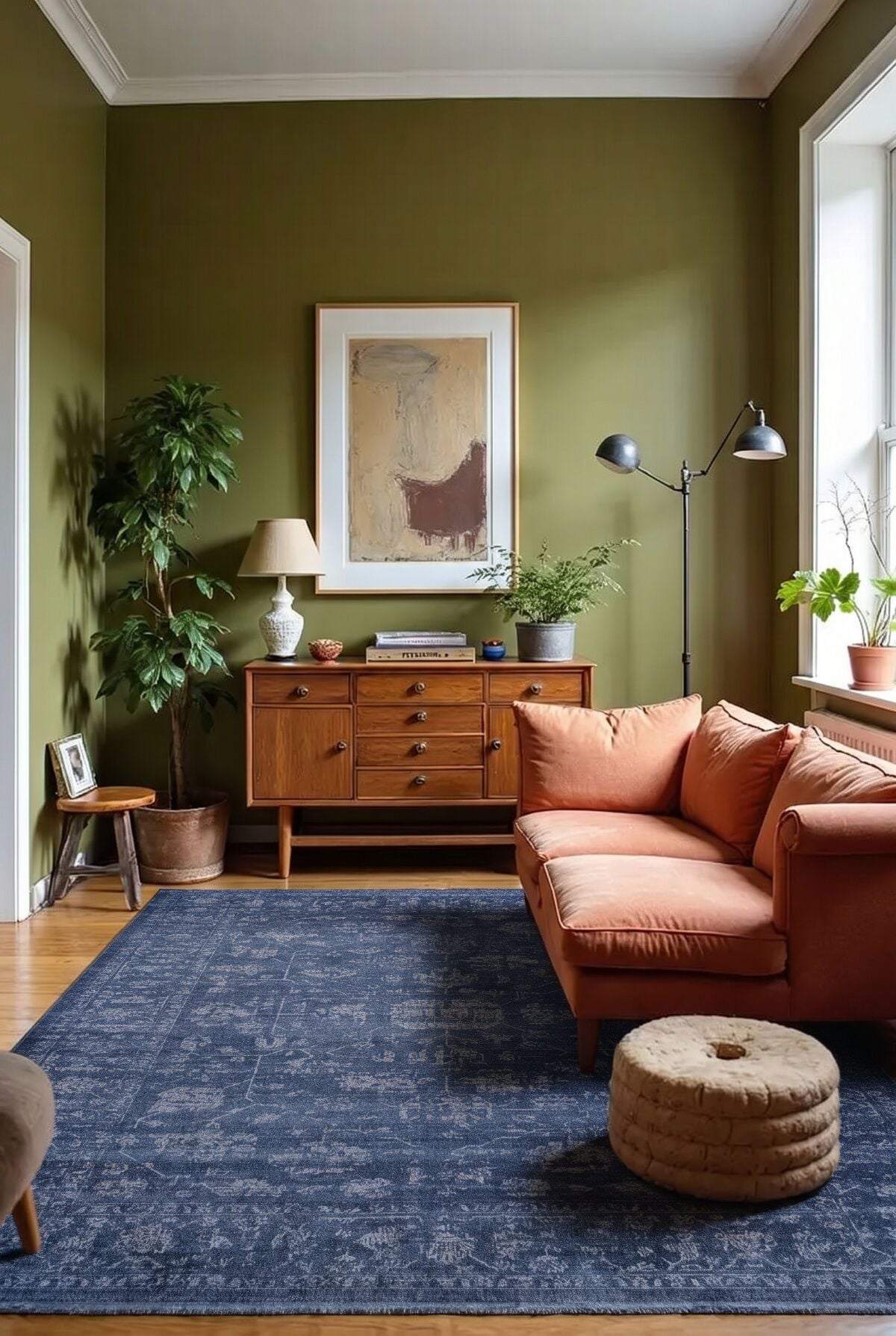 Etro 2702 Oxford Blue Salon Halısı