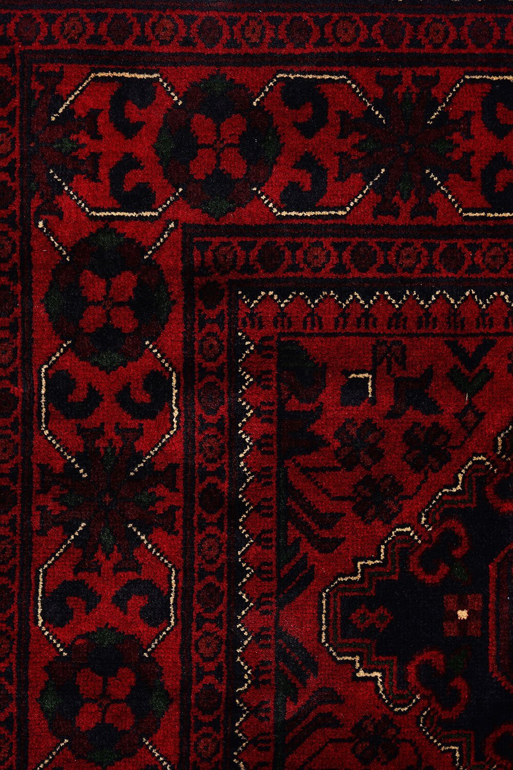 Afgan Khamyab El Dokuma Yün Halı