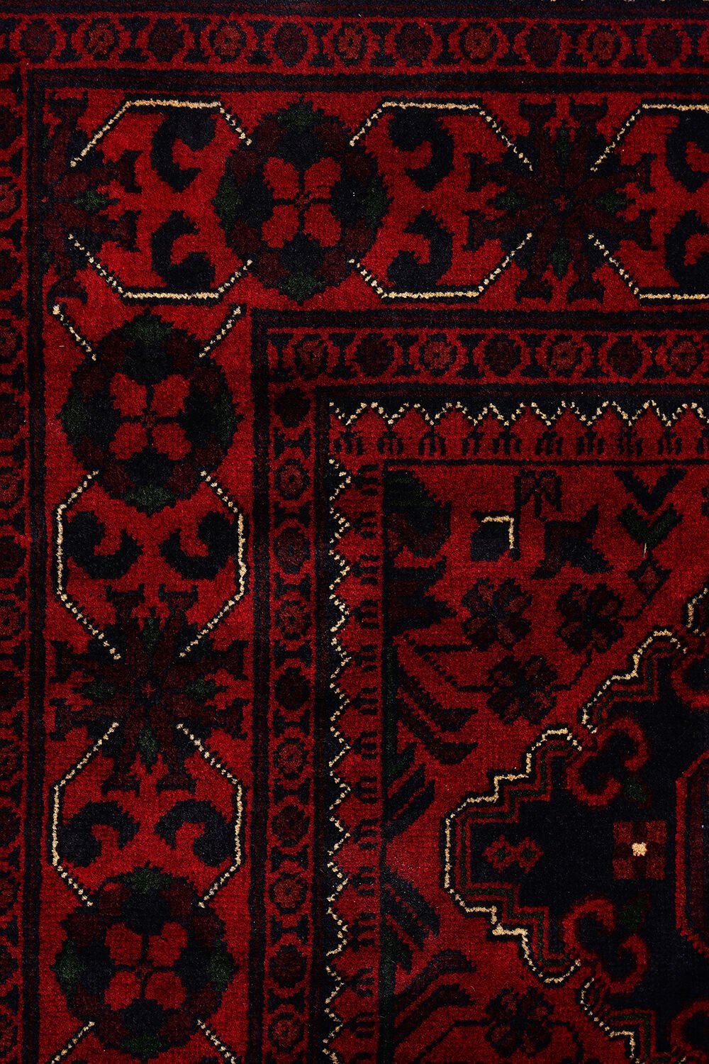 Afgan Khamyab El Dokuma Yün Halı