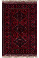 Afgan Khamyab El Dokuma Yün Halı