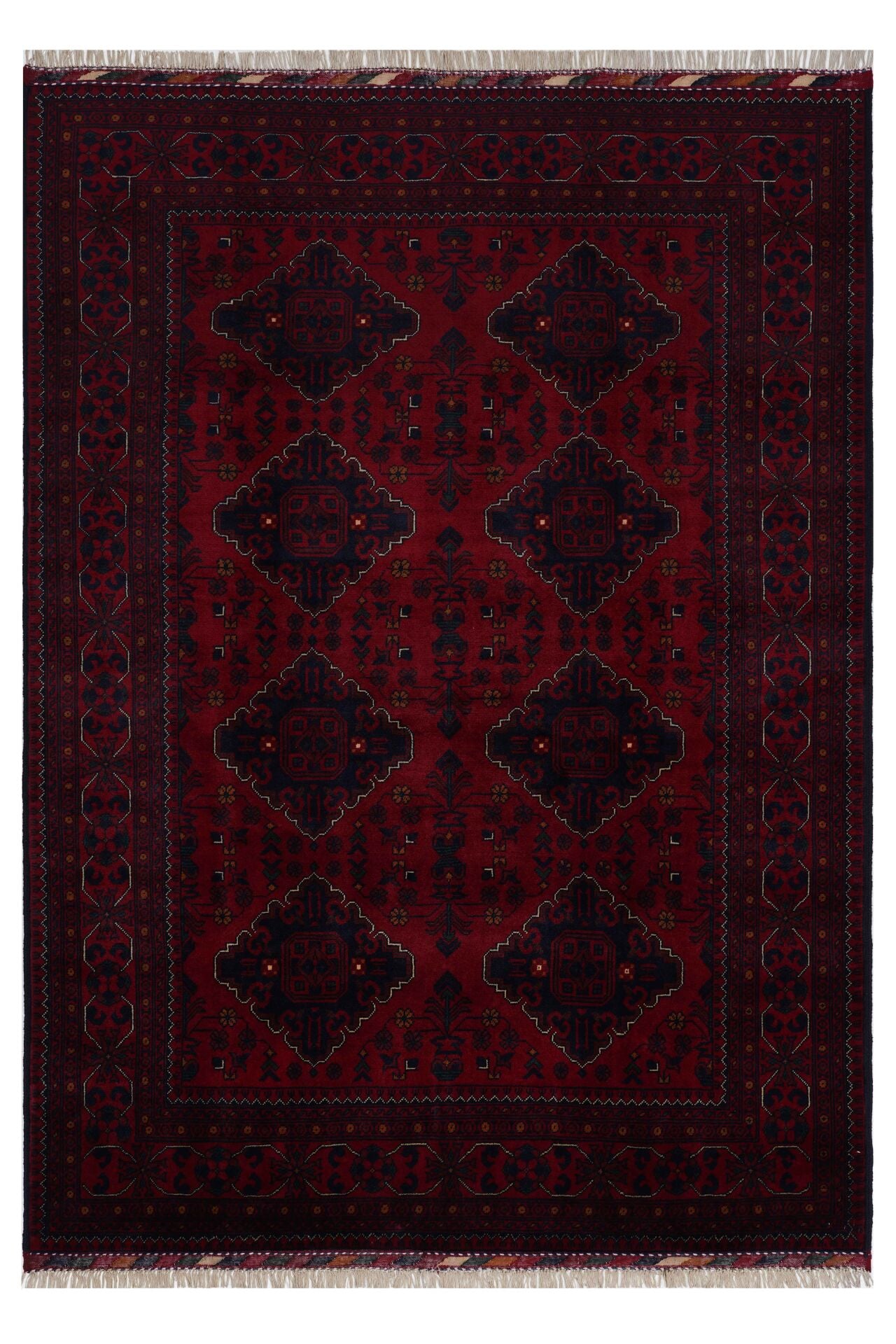 Afgan Khamyab El Dokuma Yün Halı