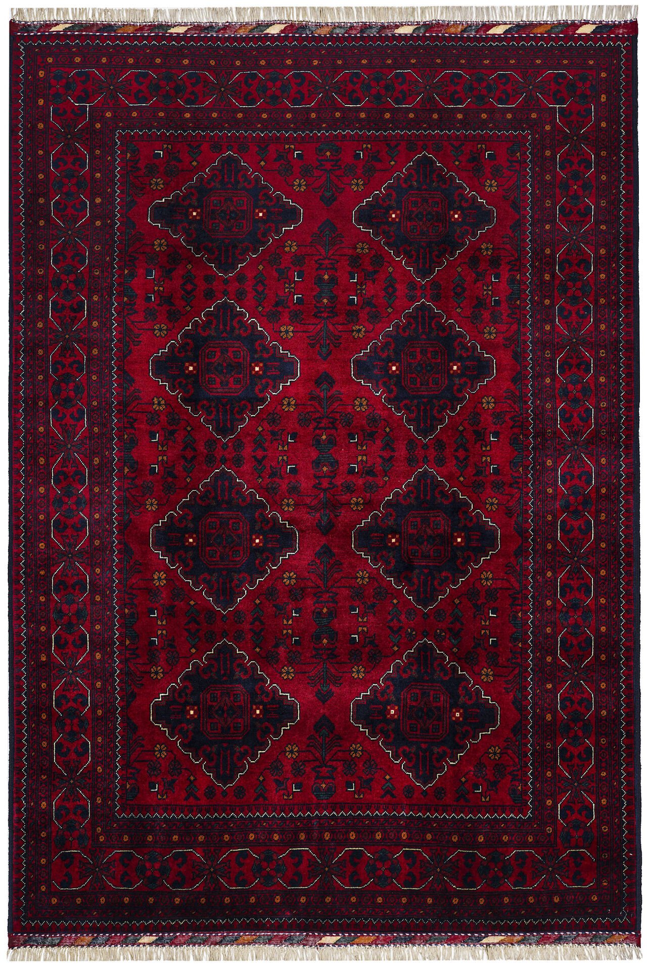 Afgan Khamyab El Dokuma Yün Halı