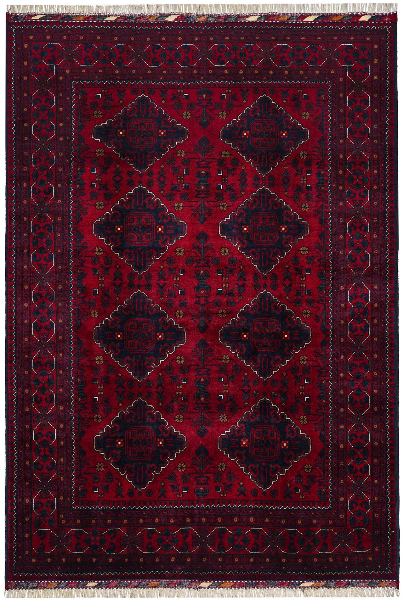 Afgan Khamyab El Dokuma Yün Halı