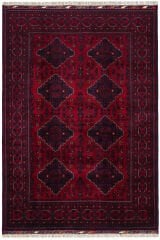 Afgan Khamyab El Dokuma Yün Halı