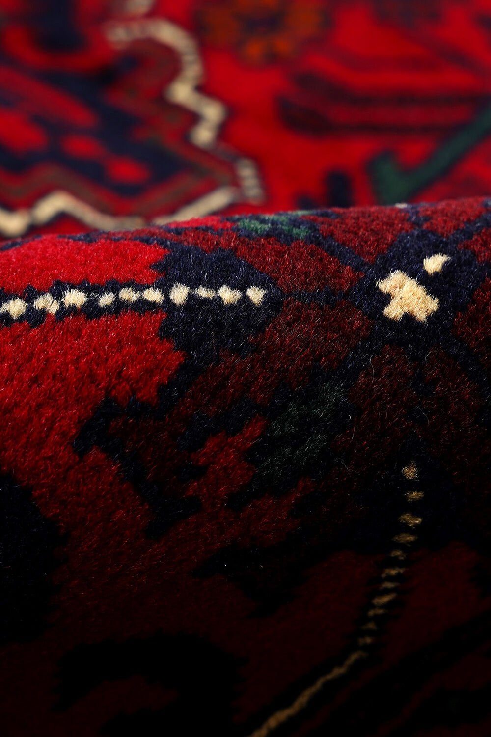 Afgan Khamyab El Dokuma Yün Halı