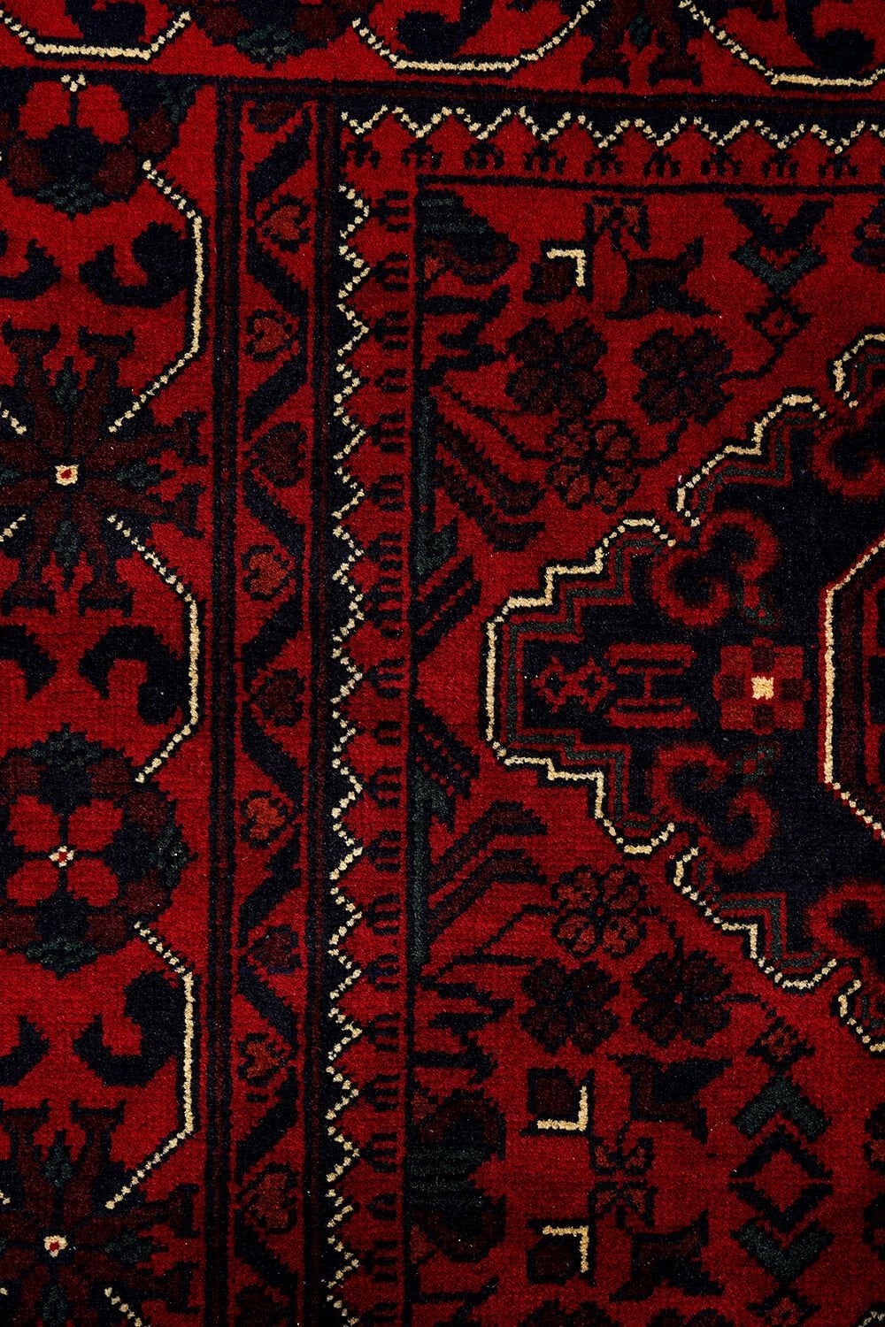 Afgan Khamyab El Dokuma Yün Halı