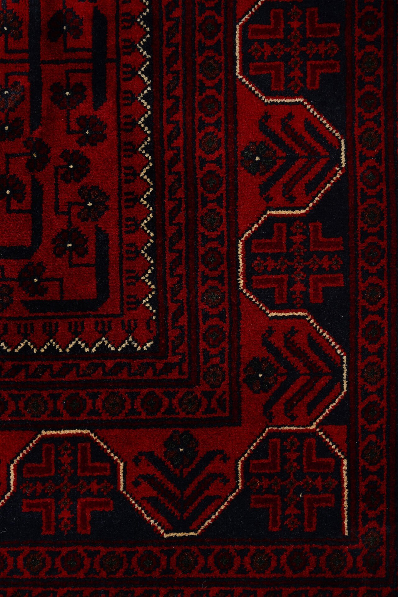 Afgan Khamyab El Dokuma Yün Halı